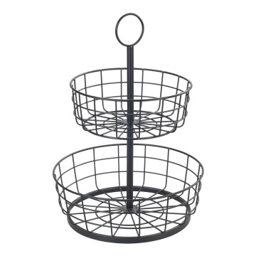 WENKO 88740800 - Черна кошница LOFT 28x39 см