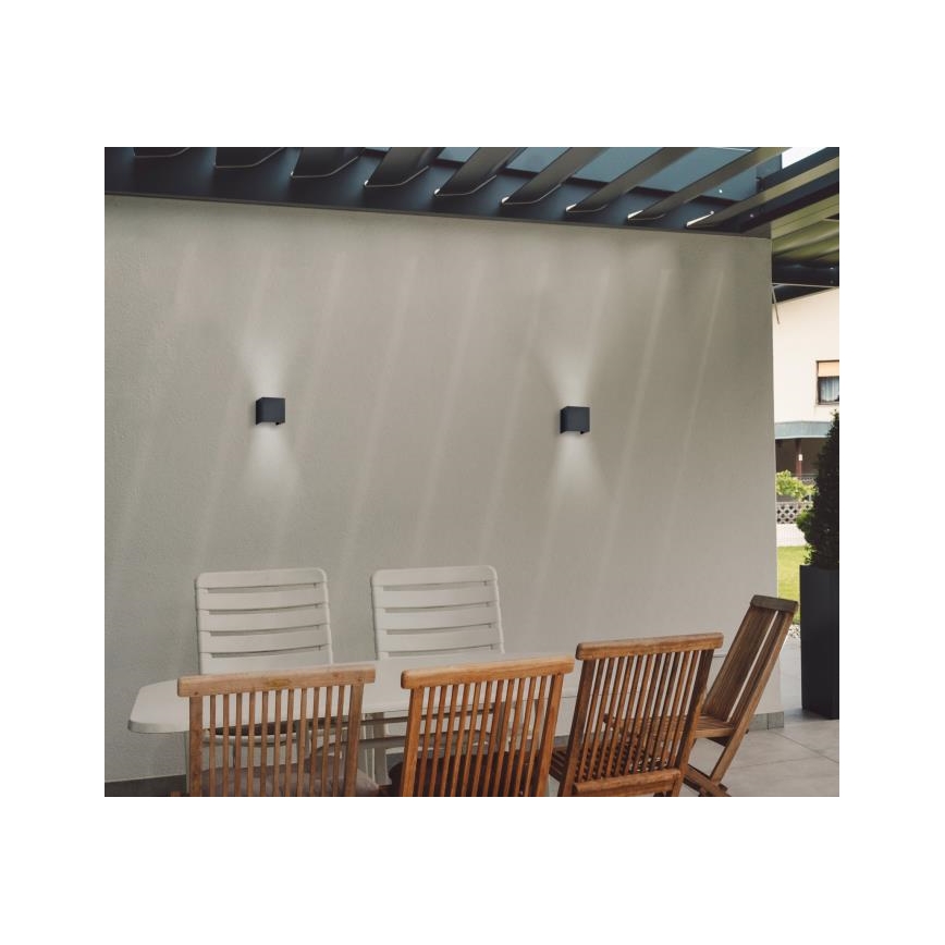 Westinghouse 61149 - LED Екстериорен аплик FREYA 2xLED/4,5W/230V IP44 черен