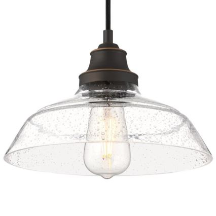 Westinghouse 6116640 - Полилей на кабел IRON HILL 1xE27/60W/230V, диаметър 28 см
