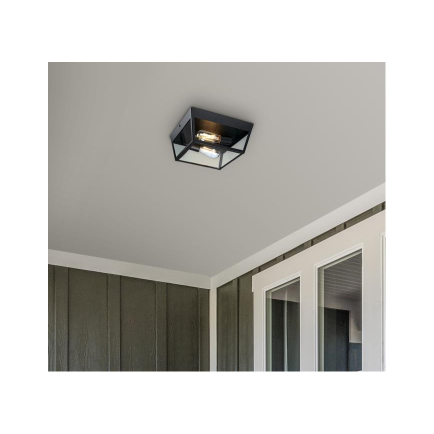 Westinghouse 61219 - Екстериорна лампа за таван PETERSON 2xE27/40W/230V IP44