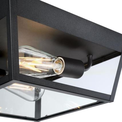 Westinghouse 61219 - Екстериорна лампа за таван PETERSON 2xE27/40W/230V IP44