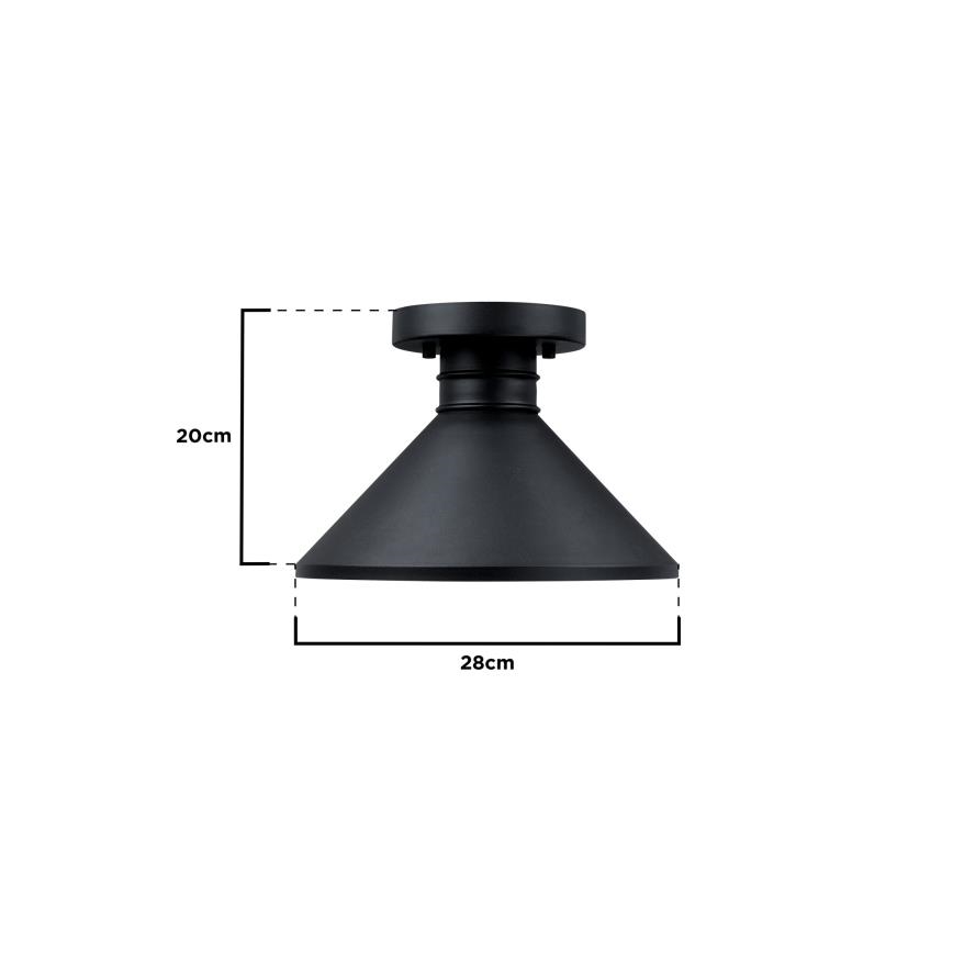 Westinghouse 61238 - Екстериорна лампа за таван WALTER 1xE27/60W/230V IP44