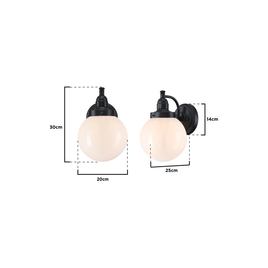 Westinghouse 61240 - Екстериорен аплик EDDYSTONE 1xE27/60W/230V IP44