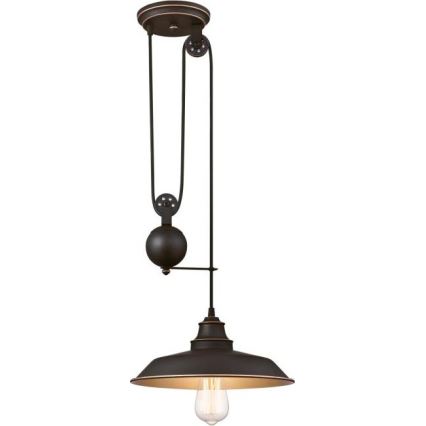 Westinghouse 6363240 - LED полилей на кабел IRON HILL 1xE27/60W/230V Ø 31 см