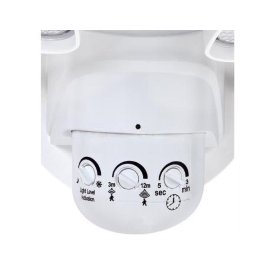 Westinghouse 63642 - LED Екстериорен прожектор със сензор 2xLED/8,75W/230V IP44