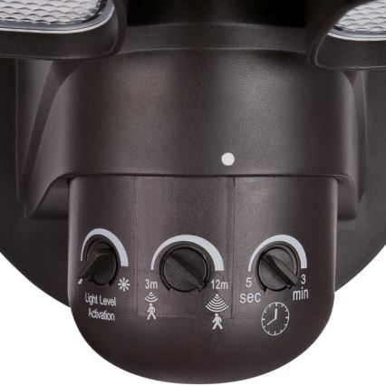 Westinghouse 63643 - LED Екстериорен прожектор със сензор 2xLED/8,75W/230V IP44