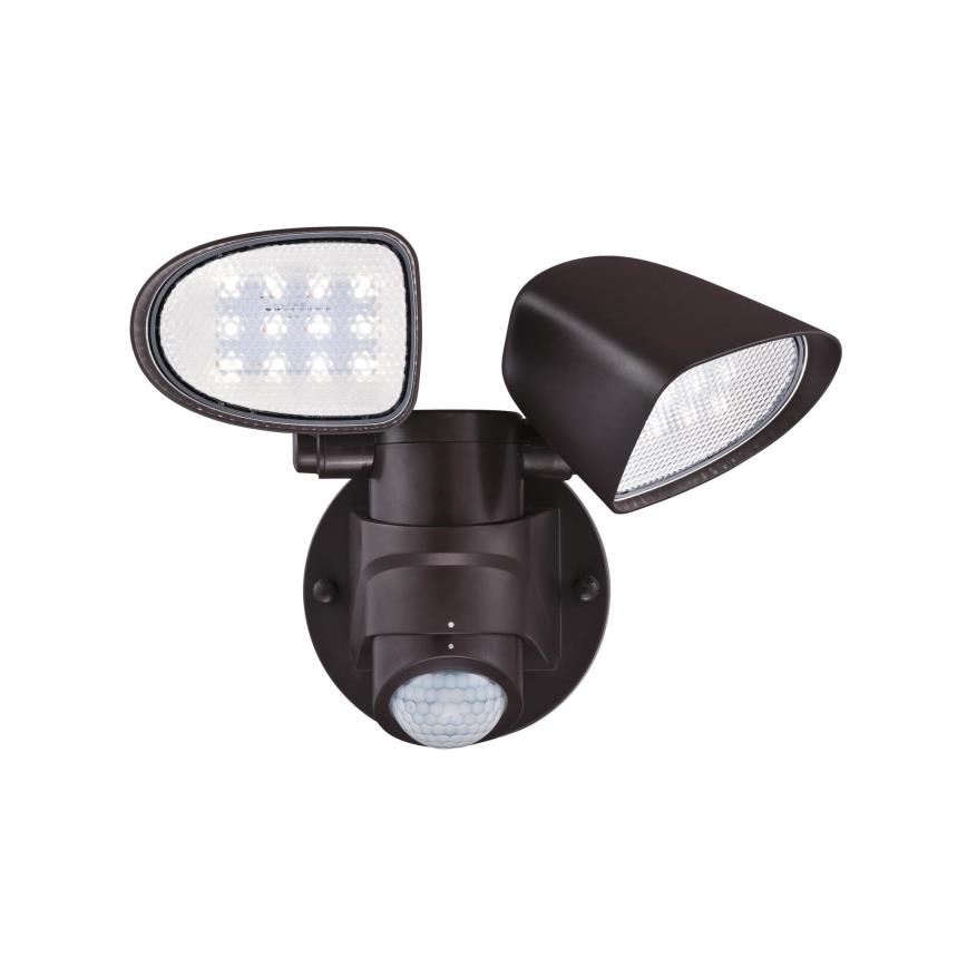 Westinghouse 63643 - LED Екстериорен прожектор със сензор 2xLED/8,75W/230V IP44