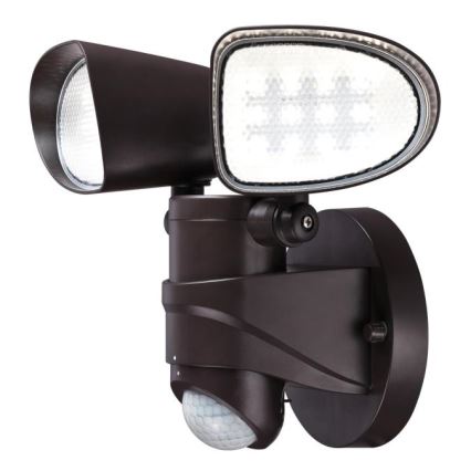 Westinghouse 63643 - LED Екстериорен прожектор със сензор 2xLED/8,75W/230V IP44