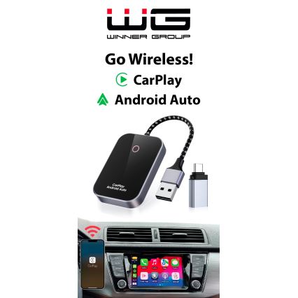 Winner Group-Адаптер GoWireless! за безжична връзка CarPlay и Android Car