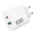 Winner Group - Адаптер за бързо зареждане 1xUSB-C + 1xUSB-A Power Delivery 65W бял
