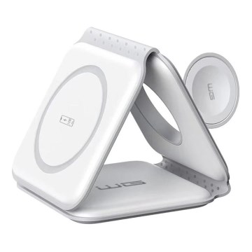 Winner Group - Безжично сгъваемо зарядно устройство 3 в 1 MAXFLEX 22,5W бяло