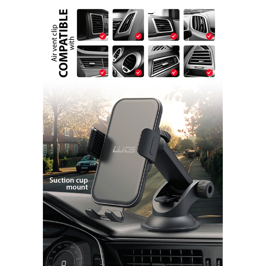 Winner Group - Безжично зарядно и автомобилен държач 15W