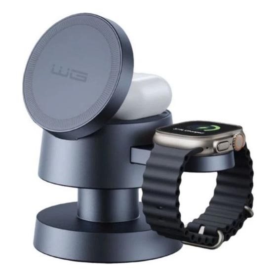 Winner Group - Безжично зарядно устройство 4 в 1 MUSH8OOM 27W антрацит