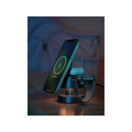 Winner Group - Безжично зарядно устройство 4 в 1 MUSH8OOM 27W антрацит