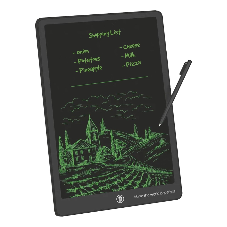 Winner Group - Електронна дъска за рисуване 15 1xCR2032 черна