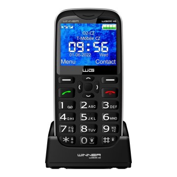 Winner Group - Мобилен телефон за възрастни хора 1600 mAh черен