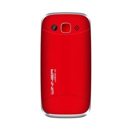 Winner Group - Мобилен телефон за възрастни хора 1600 mAh червен
