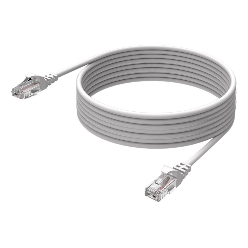 Winner Group - Мрежов Ethernet кабел RJ45 / RJ45 CAT-6 5m бял