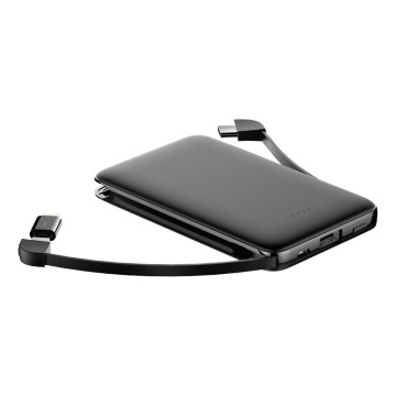 Winner Group - Преносима батерия 5000 mAh, черна