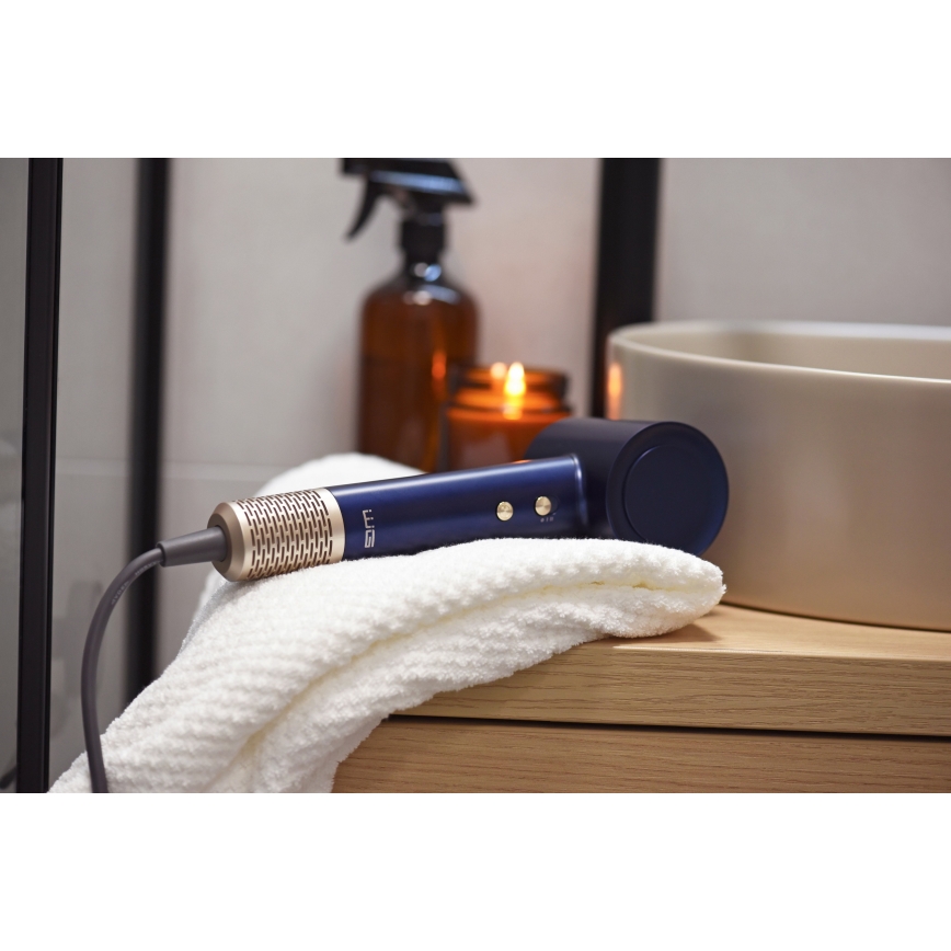 Winner Group - Сешоар за коса с йонизатор Elegance Air 1600W/230V син SCHUKO