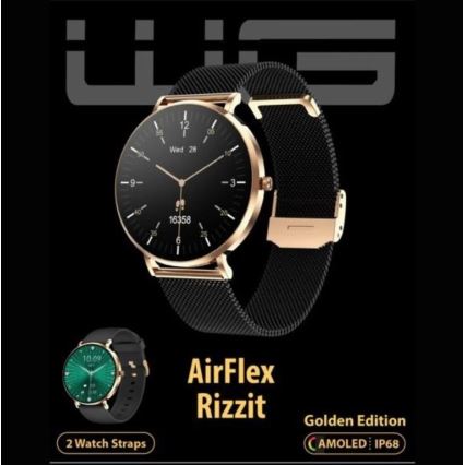 Winner Group - Смарт часовник AirFlex3 Rizz It 200 mAh IP68 златист