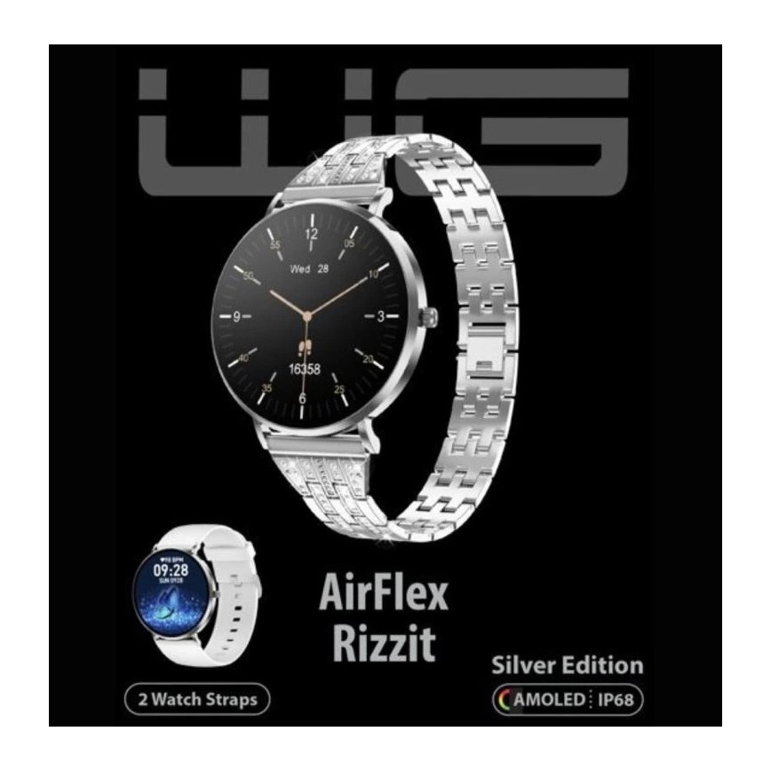 Winner Group - Смарт часовник AirFlex3 Rizz It 200 mAh IP68 сребрист