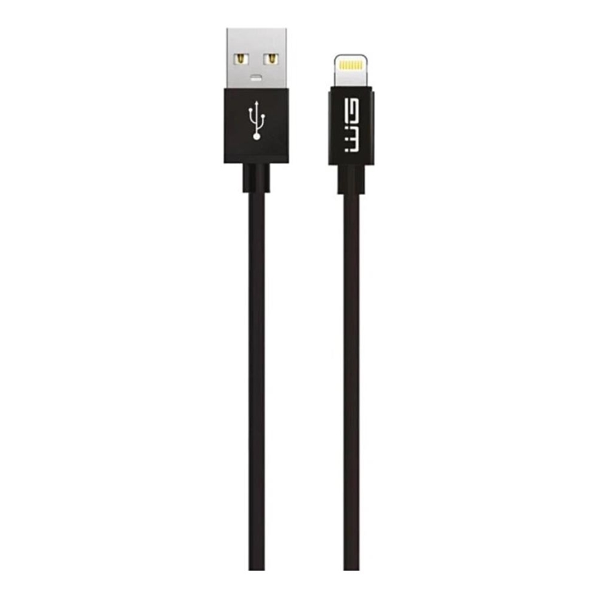 Winner Group - USB кабел Lightning / USB-A 1m черен