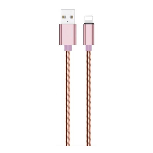 Winner Group - USB кабел Lightning / USB-A 1m розов