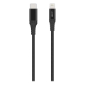 Winner Group - USB кабел MFI Lightning / USB-C 1м черен