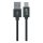Winner Group - USB кабел с удължен конектор USB-C / USB-A 1m черен