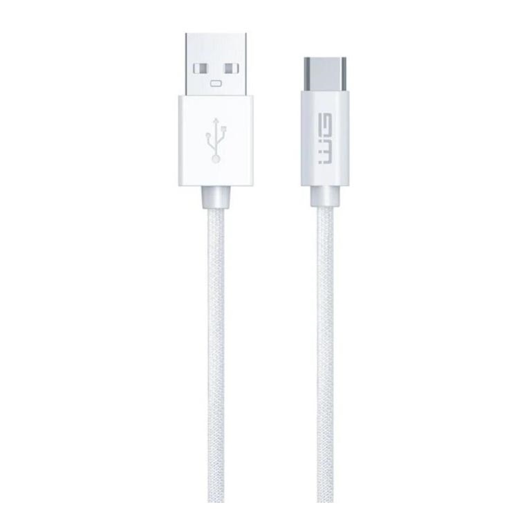 Winner Group - USB кабел USB-C / USB-A 60W 1m бял