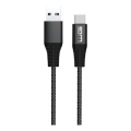 Winner Group - USB кабел USB-C / USB-A 60W 2m черен
