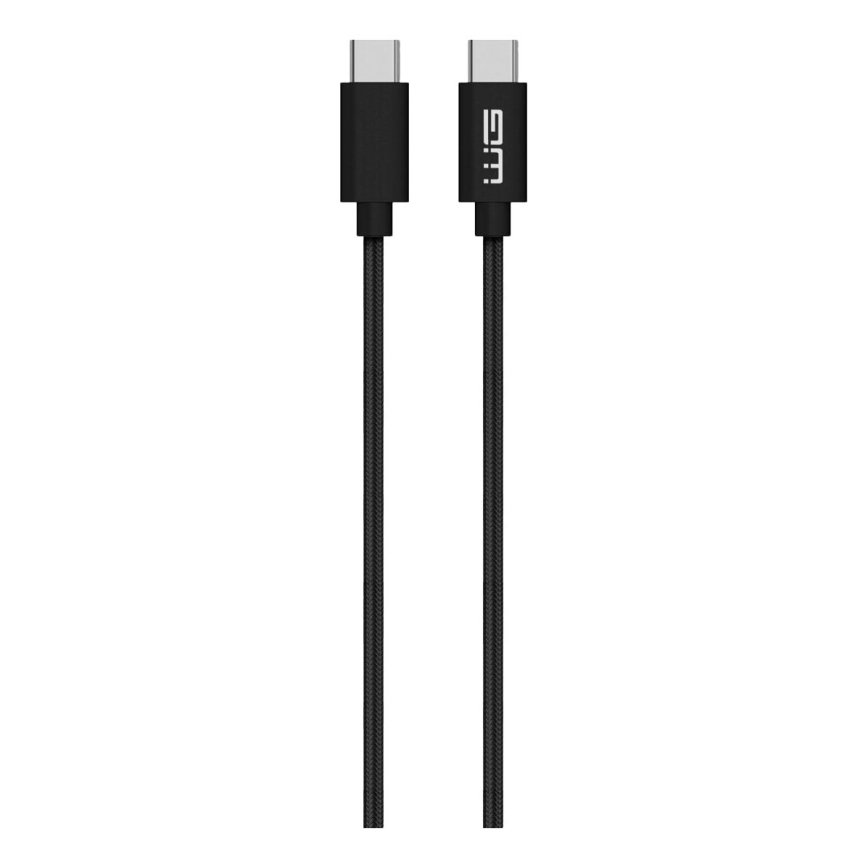 Winner Group - USB кабел USB-C / USB-C 60W 1m черен