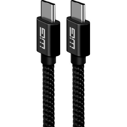 Winner Group - USB кабел USB-C / USB-C 60W 1m черен