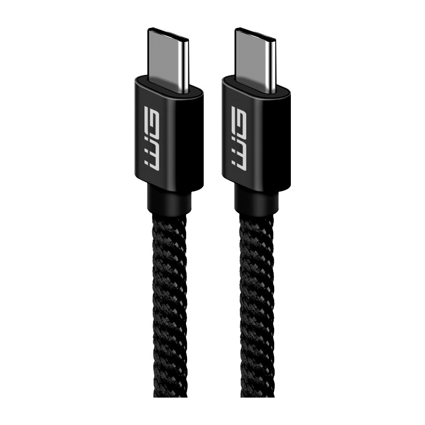 Winner Group - USB кабел USB-C / USB-C 60W 1m черен