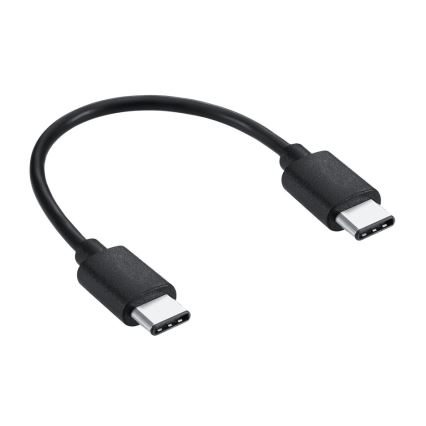 Winner Group - USB кабел USB-C / USB-C 60W 20 см черен