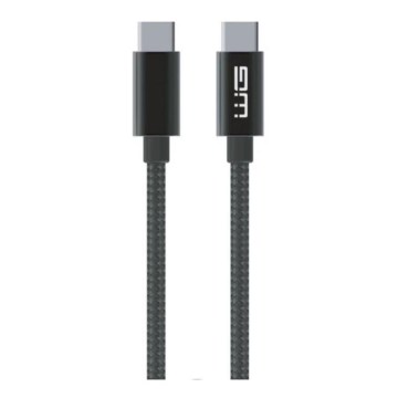 Winner Group - USB кабел USB-C / USB-C 60W 20 см черен