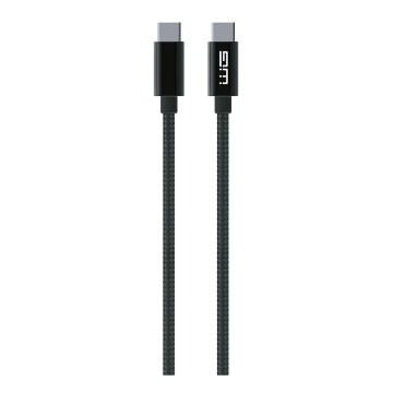 Winner Group - USB кабел USB-C / USB-C 60W 50 см черен