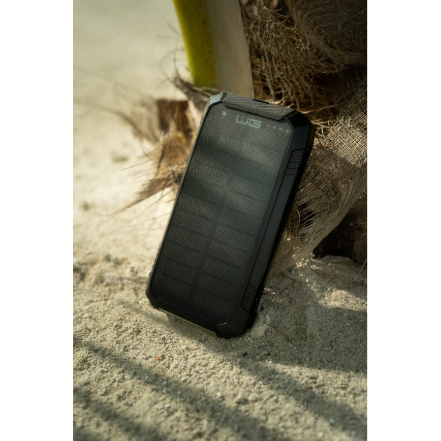 Winner Group - Външна батерия с безжично зареждане и соларен панел 20000 mAh 20W PD