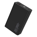 Winner Group - Външна батерия с дисплей 20000 mAh 20W Power Delivery черен