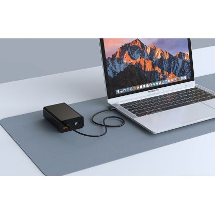 Winner Group - Външна батерия с дисплей 20000 mAh 20W Power Delivery черен