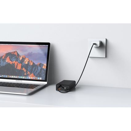 Winner Group - Външна батерия с дисплей 20000 mAh 20W Power Delivery черен