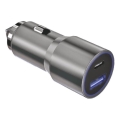 Winner Group - Зарядно за кола 1xUSB-C + 1xUSB-A Power Delivery 58,5W сребрист