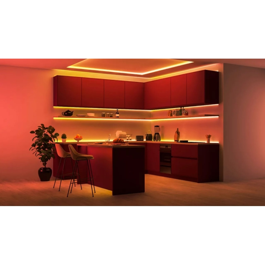 WiZ - Димируема RGBIC LED лента 4 м, 10,2 W/5 V, 2700-6500K, Wi-Fi