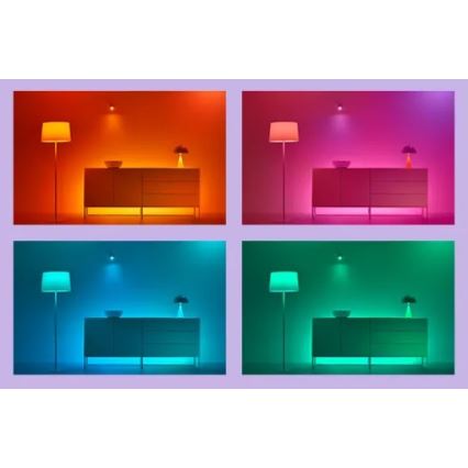 WiZ - Димируема RGBIC LED лента 4 м, 10,2 W/5 V, 2700-6500K, Wi-Fi