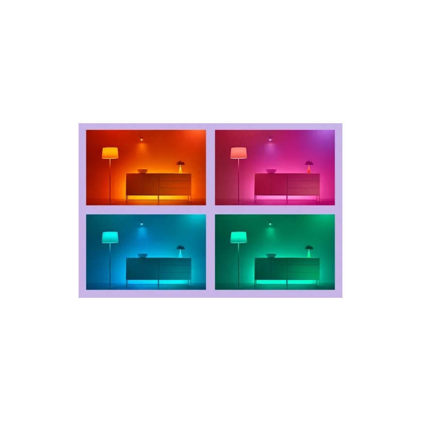 WiZ - Димируема RGBIC LED лента 4 м, 10,2 W/5 V, 2700-6500K, Wi-Fi