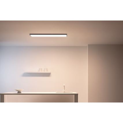 WiZ - LED Димируем панел SUPERSLIM LED/36W/230V 2700-6500K Wi-Fi черен