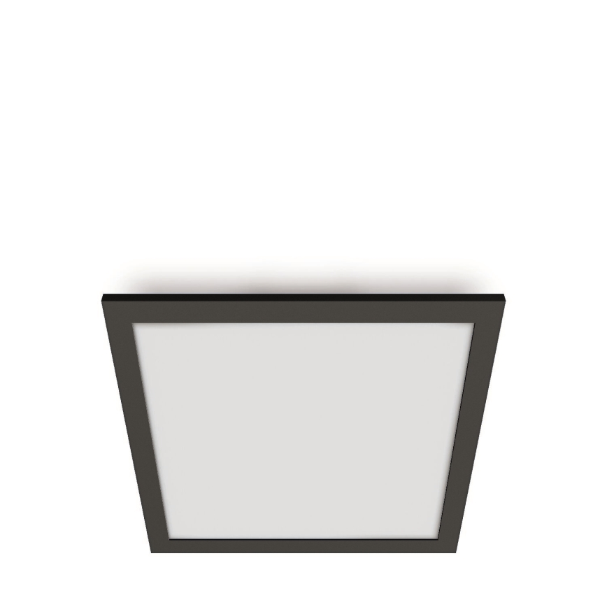 WiZ - LED Димируем плафон SUPERSLIM LED/12W/230V 2700-6500K Wi-Fi черен