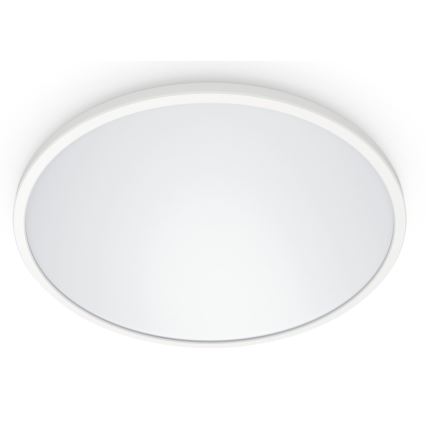 WiZ - LED Димируем плафон SUPERSLIM LED/22W/230V 2700-6500K Wi-Fi бял