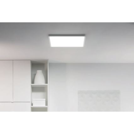 WiZ - LED Димируем плафон SUPERSLIM LED/36W/230V 2700-6500K Wi-Fi бял